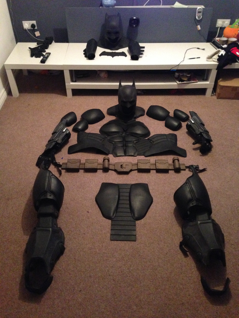 Illustration for article titled Esta imponente armadura de Batman: Arkham Origins está impresa en 3D